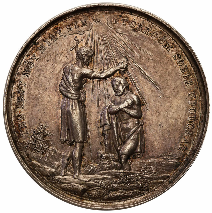Polska . Medal Chrzcielny.